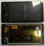 4.3 inch Yota YotaPhone 1 C9660 задний (eink+тач) черный с рамкой 640x360 LED  NEW