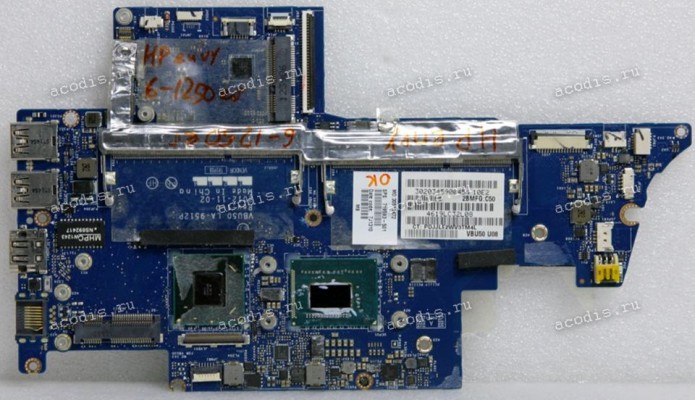 MB HP Envy 6-1250ER, VBU50 LA-9512P REV: 1.0, SR0XL, SLJBC