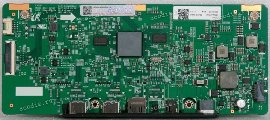 Mainboard Samsung 31,5" 2560x1440 C32JG50QQI (BN91-20272B, BN41-02667A) Mainboard Samsung 31,5" 2560x1440 C32JG50QQI (BN91-20272B, BN41-02667A)