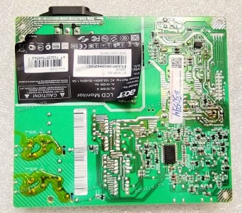 Плата БП Acer 19,0" AL1916W AS (ET.1916P.500, 2994743303, A190E2 DAC-12M030 REV: 1F, E230374) OZ964GN
