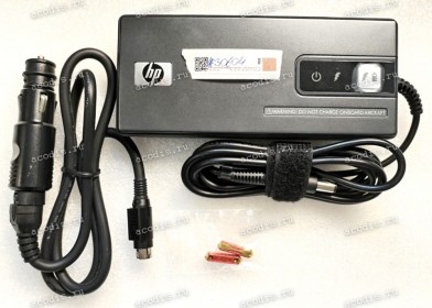 БП HP/Compaq - 19,5V 4.62A 90W 7.4x5.0mm с иглой + DC IN в автоприкуриватель (462602-001, 463957-001, 394882-001, HSTNN-AA04) (HP nx6110, 7300, 7400, CQ40, Q45, CQ50, Pavilion  dv4, dv5, dv7) NEW original