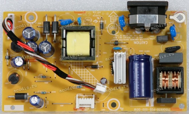 Плата БП Asus 21,5" VP228HE POWER BOARD TPV PLPCGB471KQQP (04020-01994100, 715G6930-P05-000-001R) Z9998MGN