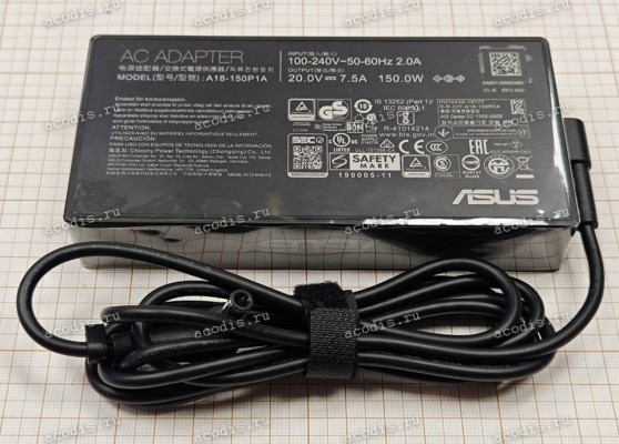 БП Asus - 20V 7.5A 150W 6.0x3.5x0,7mm (A18-150P1A, 0A001-00083400) ADAPTER  ADAPTER 150W 20V 3P(6PHI)  CHICONY/A18-150P1A(CL:B)A07 NEW original