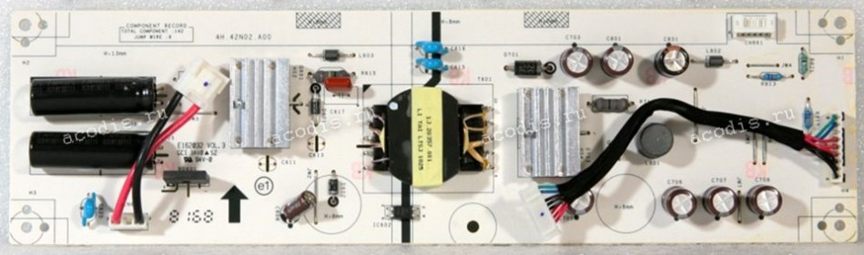 Плата БП Asus LMT PB247 POWER BOARD QISDA 5E.42N02.001 (Asus p/n: 04020-02960100, 4H.42N02.A00) Chips OZ9998AGN
