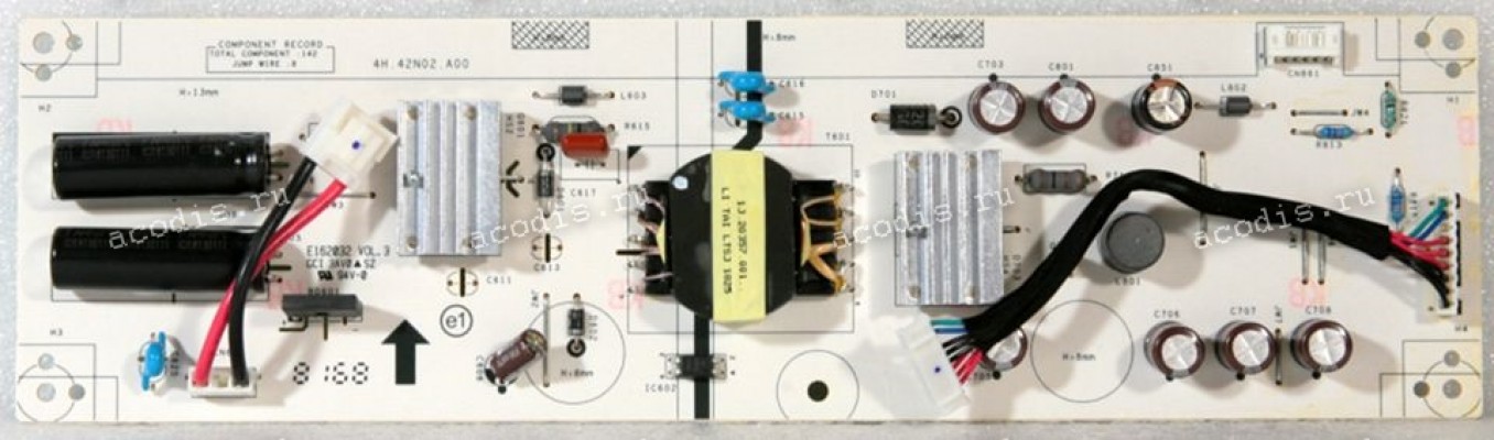 Плата БП Asus LMT PB247 POWER BOARD QISDA 5E.42N02.001 (Asus p/n: 04020-02960100, 4H.42N02.A00) Chips OZ9998AGN