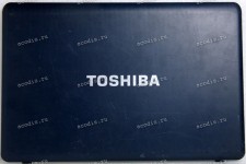 Верхняя крышка Toshiba Satellite C660 синяя (K000116420, AP0IK000340)