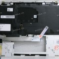 Keyboard HP EliteBook x360 1040 G7, 1040 G8 (M16931-251, M16930-251, 7H2160, 71NJ7232083, M17468-251, HPM19K13SUJ6981, PK132VG1B05, PK132VG2A05, SG-A2270-XAA)+Topcase чёрная матовая в серебристом топкейсе русифицированная с подсветкой SPS-TOP CVR W/KB BL