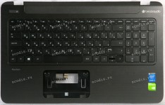 Keyboard HP Pavilion 15-P 101NR черная матовая русифицированная (EAY14002070-2, 9Z.N9HSQ.70R)+Topcase