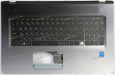 Keyboard HP Pavilion 17-E  серебристая русифицированная, нет 1 кнопки (EAX18006010, V150646D, 809302-251)+Topcase