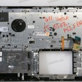 Keyboard Dell Vostro 15-5568 P62F001 серый металлик, русифицированная (AM1Q0000700, 0Y2HNT, NSK-EC0BV, AM1Q0000600)+Topcase
