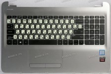 Keyboard HP 15-AY 116TX  чёрная в серебристом топкейсе, thai (AM1EM000310, V151802AS3, 7J1690)+Topcase