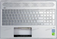 Keyboard HP Pavilion 15-CS2010 UR 6PR99, 0030 ur серебристый, русифицированный +Topcase