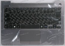 Keyboard Samsung NP530U3C-A02RU + topcase 5ULTRA series (p/n: BA75-04042M) (Black-DarkSilver/Matte/RUO) чёрная в тёмносеребристом топкейсе русифицированная