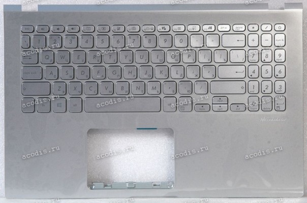 Keyboard Asus X509FA-1S серебристая русифицированная (90NB0MZ1-R32RU0, 13NB0MZ1P03013-3)+Topcase