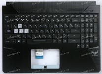 Keyboard Asus FX505DT-1A чёрная матовая, русифицированная (90NR02D1-R31RU2, 13N1-5JA0802)+Topcase