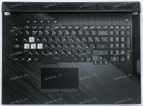 Keyboard Asus G731GU-1C чёрная матовая, русифицированная (90NR01T3-R37RU1, 13N1-9BA0911, 13NR01Q3AP0311)+Topcase