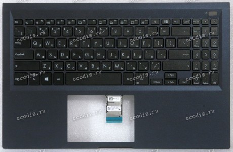 Keyboard Asus B1500CEAEY-1A тёмно-синяя матовая, русифицированная (90NX0441-R33RU0, 13N1-DFA501)+Topcase