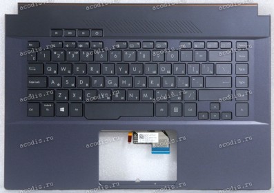 Keyboard Asus W500G5T-2I тёмно-серая, русифицированная (90NB0PW1-R31RU0, 13N1-AVA0411)+Topcase