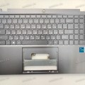 Keyboard Irbis 15NBP3500, 15NBP3506 серебро + Topcase (Silver/Silver/Matte/RUO/LED)