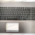 Keyboard Asus P2540FB чёрная матовая на сером, русифицированная (90NX0242-R31RU0, 13N1-4EA0501, 13NX01N2AP0101, 13NX01N2P02011)