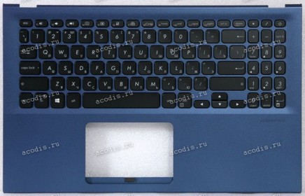 Keyboard Asus X512FL-8B, X512JP K/B_(RU)_MODULE/AS с подсветкой тёмно-синяя (90NB0M96-R32RU0, 13NB0M96P02012-1, 13N1-88A0301, 13NB0M9XM01X11, Sunrex: V182562E BL(RU), 0KN1-871RU11, 0KNB0-5615RU00, Sunrex: V18256ES1 RU) + topcase original NEW