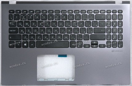 Keyboard Asus X509DA-1G серая, русифицированная (90NB0P52-R31RU0, 13NB0MZ2P03012)+Topcase