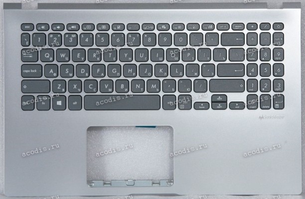 Keyboard Asus X509UA-1S серебристая русифицированная (90NB0NC1-R31RU0, 13NB0MZ1P04014)+Topcase