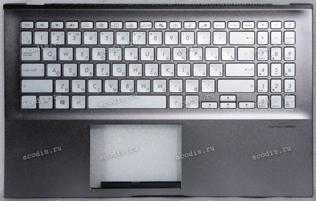 Keyboard Asus X531FA-2G  тёмно-серый металлик, русифицированная (90NB0LL2-R31RU0, 13NB0LL1P03011)+Topcase