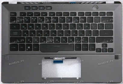 Keyboard Asus GA401IV-1E тёмно-серый русифицированная (90NR03F3-R31RU1, 6053B1788121)+Topcase