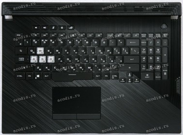 Keyboard Asus G731GU-1C чёрная матовая русифицированная (90NR01T3-R33RU0,13N1-9BA0901)+Topcase