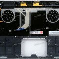 Keyboard Samsung NP900X3C чёрная на сером, русифицированная (BA61-01705, CNBA5903593C, BA59-03593C) +Topcase