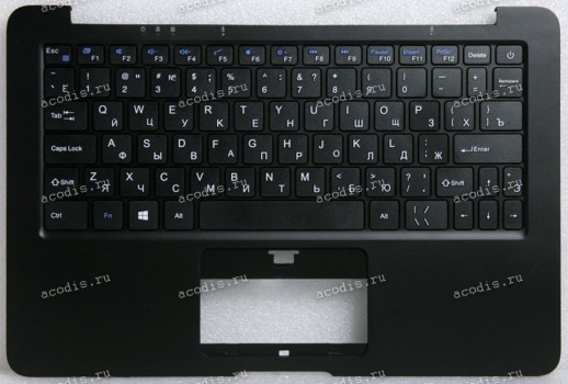 Keyboard Digma EVE 11 C409 ES2056EW + topcase XK-HS067 2621001 SP13798 (Black/Matte/RUO)