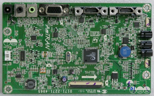 Mainboard Asus LMT 27,0" 1920x1080 VX279Р (04020-00980400, R3527-0022-0150 (5C), 0171-2271-4965, 0171-2271-4963, R352700220150) TSUMU88CMT9-1, APA2503B, AHH5CB, APA2171, WinBond 25X41CLNIG, 24C16K, ATMLH426-02CN, 448B1 EUP2588