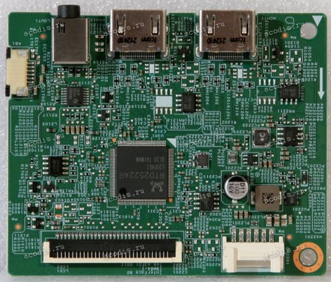 Mainboard Dell 23,8" 1920x1080 S2421HN 0RGF30 (19M84-1 748.A3E01.0011) RealTek RTD2522AR, XMC P2F45600, X04W A1530, AVIDHA, 24C16WP, 24C02RP, 402A-2GLI, DRV602 14TG4