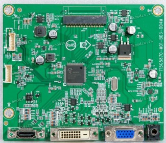 Mainboard Asus LMT 23,6" 1920x1080 VS247HR MAIN BOARD (IDC) (04020-00024900, 715G5870-M01-B01-004M, TPV/756GQFCB0U1042, (Q)GQFCB0U1042) NT68773UMFG, RT8290A, AZ1084C