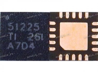 Микросхема Texas Instruments TPS51225, TPS51225B, TPS51225RUKR, TPS51225BRUKR, 1225 QFN20, QFN-20