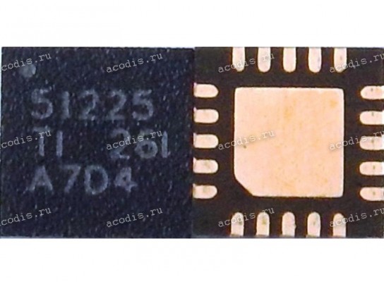 Микросхема Texas Instruments TPS51225, TPS51225B, TPS51225RUKR, TPS51225BRUKR, 1225 QFN20, QFN-20