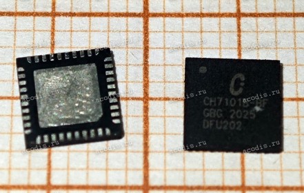 Микросхема CHRONTEL CH7101B, CH7101B-BF QFN40 Микросхема CHRONTEL CH7101B, CH7101B-BF QFN40