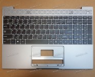 Keyboard Digma EVE 15 C423 DN15R3 + topcase без Тачпада_F0006-075_MB3501075 SP22554 (Black/Silver/Matte/RUO)