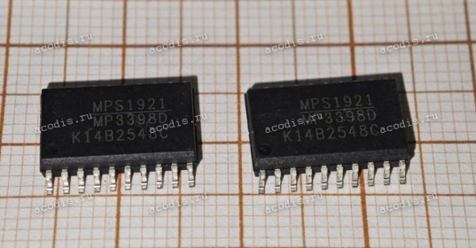 Микросхема MPS MP3398A, MP3398AGY-Z, MP3398D, MP3398DGY-Z SOIC-20 SOIC20 SOP20 SOP-20