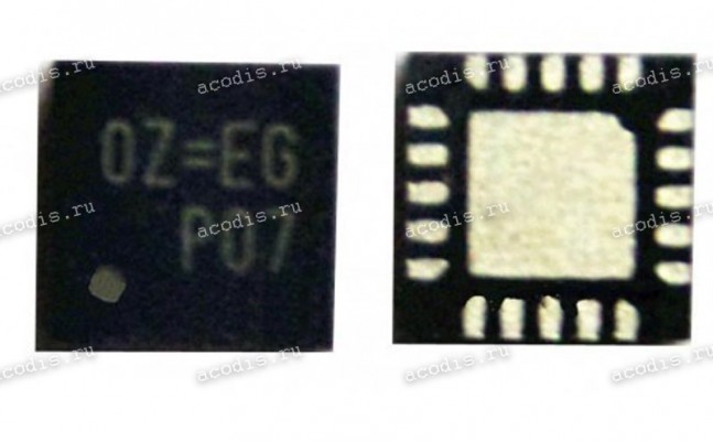 Микросхема RichTek RT8812, RT8812A, RT8816AGQW (OZ=3L, 0Z=3L, OZ = 3L, 0Z = 3L, 0Z = FC, 0Z = ED, 0Z=FC, 0Z=ED, OZ=xx, 0Z=xx, OZ = xx, 0Z = xx) QFN-20