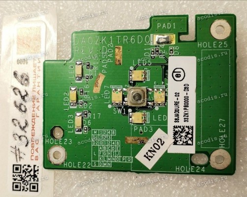 Power Button board  Acer Aspire 6530G, 6930G (p/n:DA0ZK1TR6D0)