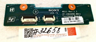 TouchPad Button board Sony Vaio PCG-7R2M  (p/n: 1P-1063200-8011, LEX-73)