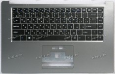 Keyboard Digma EVE 15 C419 ES5065EW + topcase (300-11-1 YJ-807) ES5065EW SP17571 (Black/Silver/Matte/RUO)