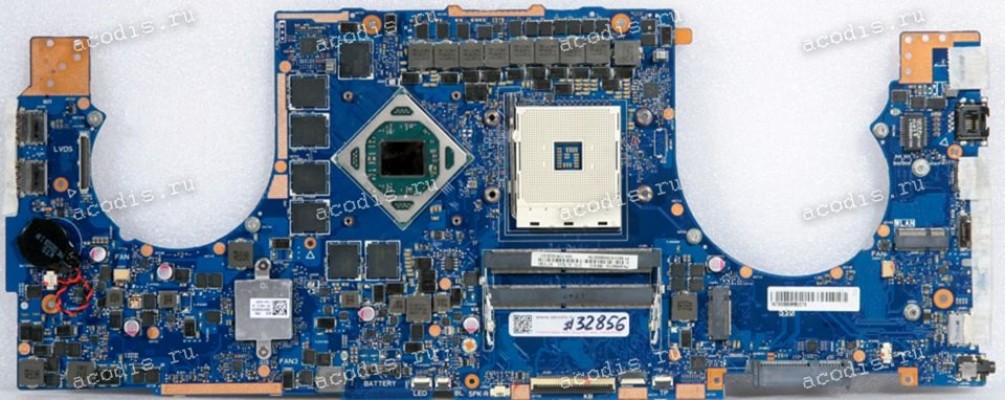 MB Asus GL702ZC MB._0M/AS (V4G)(UPDATE) (90NB0FV0-R01002, 60NB0FV0-MB1012) GL702ZC MAIN BOARD REV. 2.1 AMD RX580 215-0910018