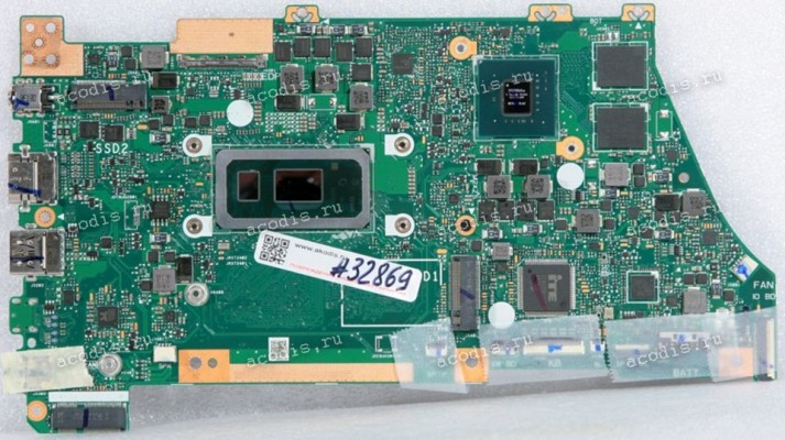 MB Asus X432FL MB._8G/I5-8265U/AS (V2G) (90NB0ML0-R00010, 31XKQMB0040 G3C) X432FA MAIN BOARD REV. 2.0 ntel SRFFX Core i5-8265U = SREJQ (W0), SREJR (W0), SRFFX (V0), SRFFY (V0)