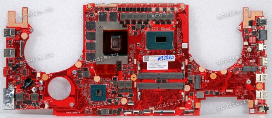 MB Asus GL703GM MB._0M/I7-8750H/AS (V6G) (90NR00G0-R00010, 60NR00G0-MB13B0, 31B9BMB00A0) GL703GS MAIN BOARD REV. 1.4 Intel Core i7-8750H SR3YY, nVidia GeForce GTX1060 N17E-G1-A1, Intel FH82HM370 SR40B