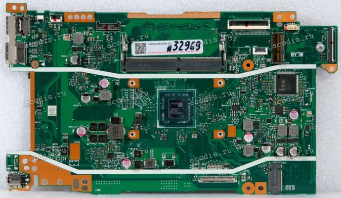 MB Asus X509BA MAIN_BD._4G/A6-9225/AS (W/O FP) (90NB0PM0-R00030, 69N1ASM11B01) X509BA MAIN BOARD R2.0 AMD A6-9225 AM9225AYN23AC, Micron D9WFH MT40A512M16LY-075:E x 4, CX8150-11Z, ITE IT8995E-128 DXA, 25LB64CSIG