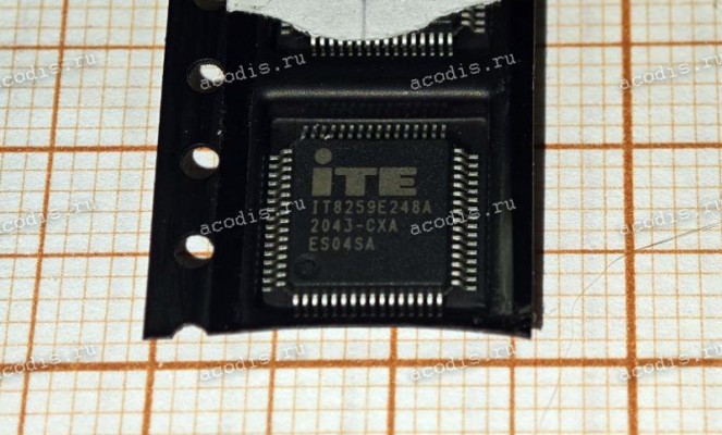 Микросхема ITE IT8259E248A-CXA, IT8259E248A-CXS QFP-64 Микросхема ITE IT8259E248A-CXA, IT8259E248A-CXS QFP-64