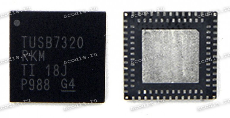 Микросхема Texas Instruments TUSB7320RKM USB 3.0-Compliant xHCI Host Controller PWQFN, WQFN-100